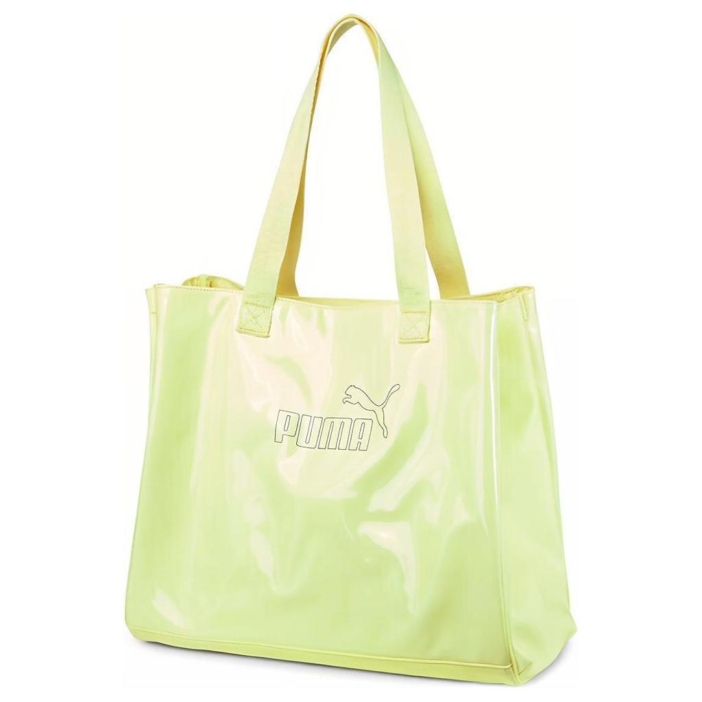 New PUMA PU Tote Bag, Shopping Bag, Shoulder Bag Regular Women's Bright Yellow 077919-03