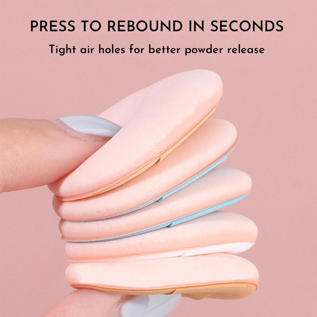 Mini Makeup Sponges - 1/6/10PCs Solid/Mixed Colors Soft Blending Puffs for Liquid & Powder Foundation, Concealer & Cream Blush. Wet & Dry Use.