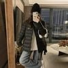 Retro Light and Thin Hooded Down Cotton-padded Jacket for Women's Winter 2025 New Small Man Padded Cotton-padded Jacket