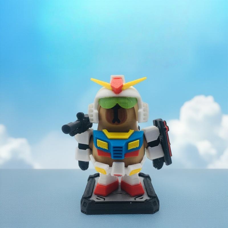 1 Set Anime Game Capibala Figure Model Creative Magnetic Capybara Statue Ornaments 3D Printing Sculpture Gifts For Kids