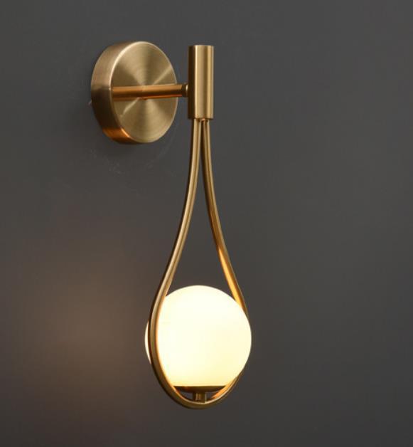 Nordische Gold Wandleuchte: Moderne Eleganz für Wohnzimmer, Schlafzimmer oder Treppenhaus