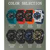SANDA Fashion Sports Casual Electronic Man Watch Dual Digital Display Luminous Waterproof Multi-functional Watches for Men