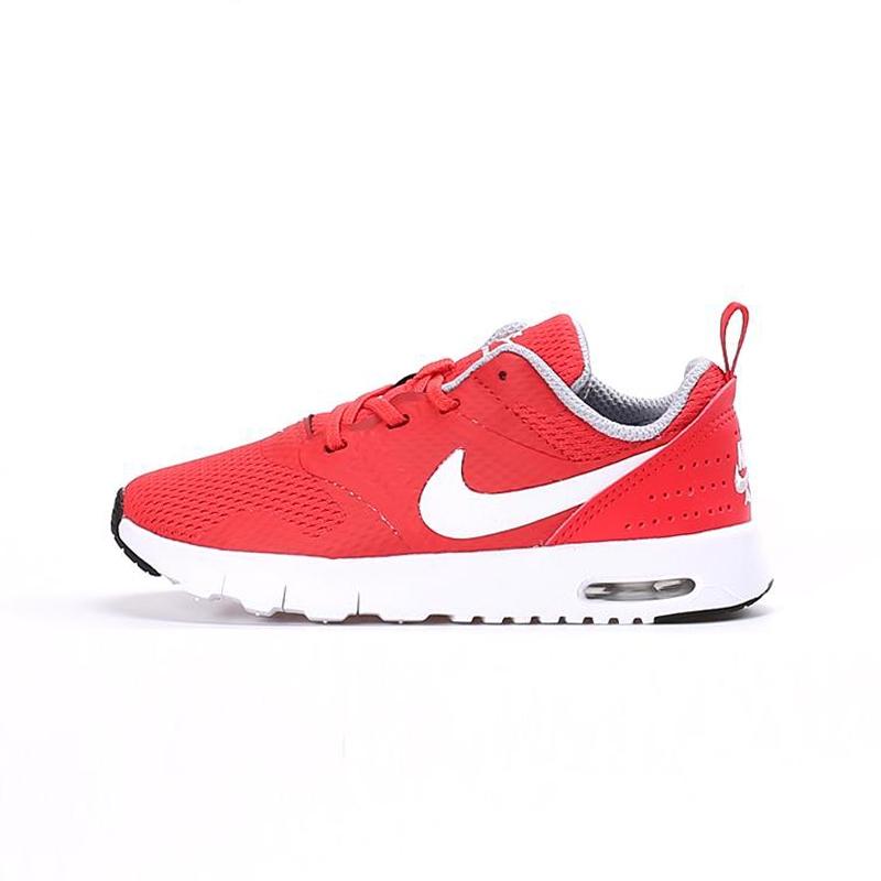 Nike Air Max Tavas Comfortable Versatile Low-Top Casual Shoes Kids Sneakers Red 844106-603