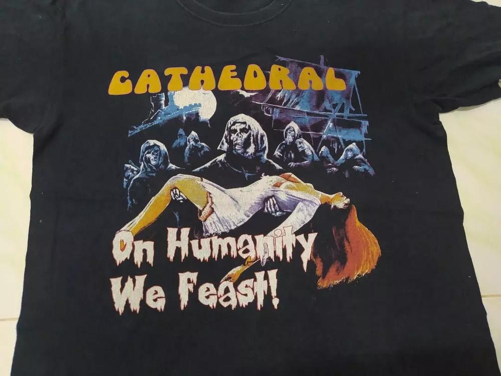 CATHEDRAL Band On Humanity We Feast T Shirt Full Size S-4XL