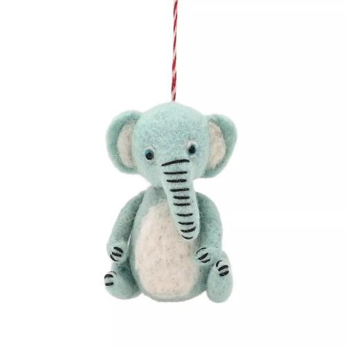 The Seasonal Gift Co. Filz Elefant Weihnachtsbaumschmuck