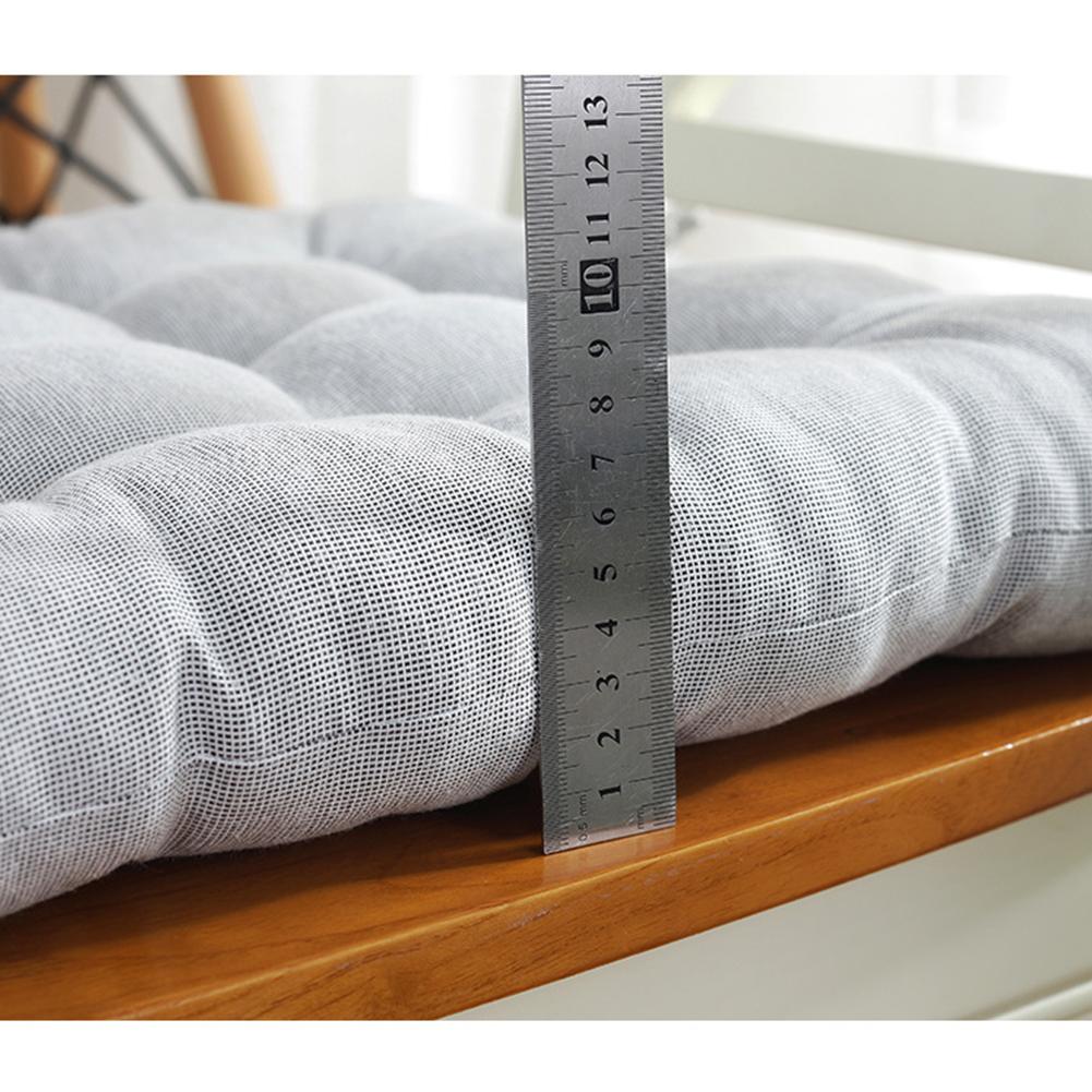 Soft Thicken Student Cushion with Tie Ropes for Kitchen Office Chair