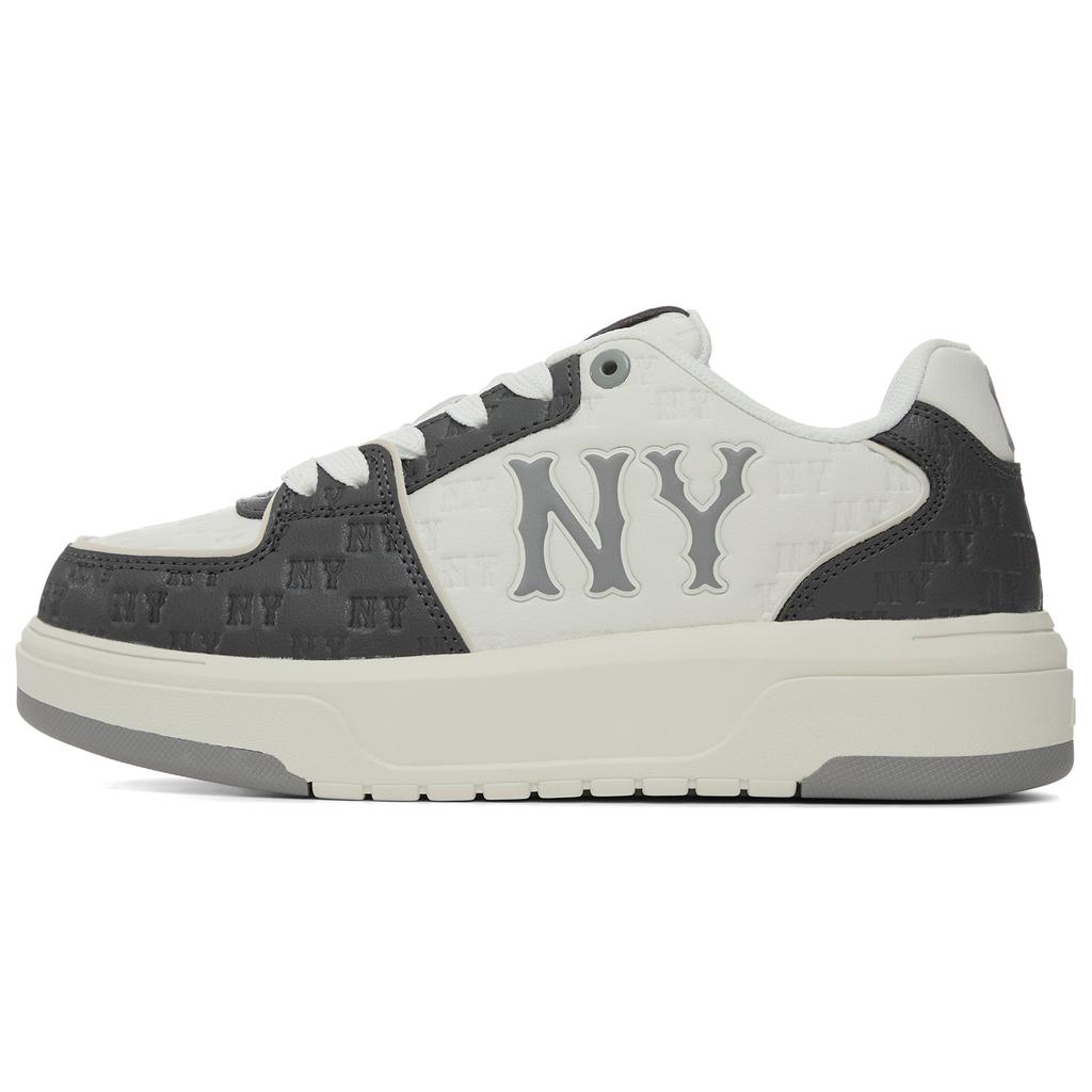 MLB New York Yankees Synthetic Leather Comfortable Versatile Fashion Casual Retro Dark Pattern Print Low-Top Sneakers Unisex Sneakers 3ASXE035N-50CGS