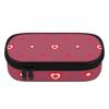 Pencil Case Smooth Zipper Roomy Interior Strong Polyester Fabric with Main Compartment Mesh Pocket and Pen Slots for Students