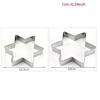 10 PCS Food-Grade Stainless Steel Star Theme Christmas Cookie Cutter Baking Gift