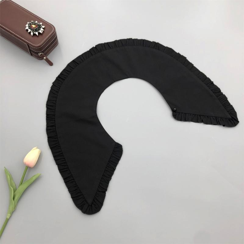 Fashionable Detachable Faux Collar Cotton Neckpiece Removable Collar For Sweaters Blouses And Dresses