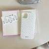 Korean ins simple polka dot for iphone11Promax Apple 11 mobile phone case 11 girl 11/11 soft case