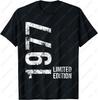 Limited Edition 70s Birthday 1977 Gifts for Unisex Unisex TShirt Casual Fashion Loose Harajuku Clothing Summer Cotton Tees
