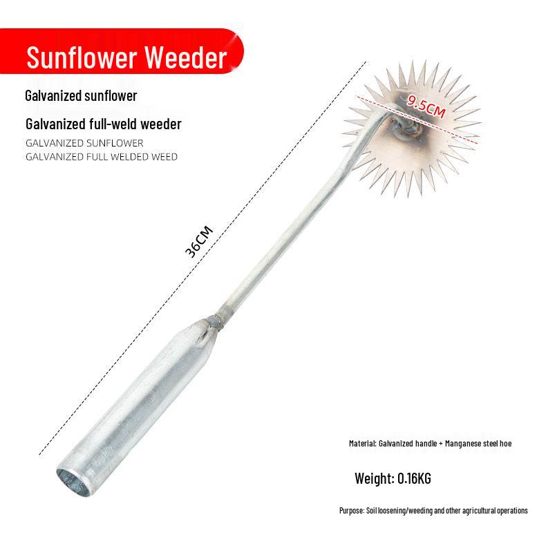 Manganese Steel Weeding Tool: Root Removal, Soil Loosening, Multifunctional Shovel for Gardening and Planting.