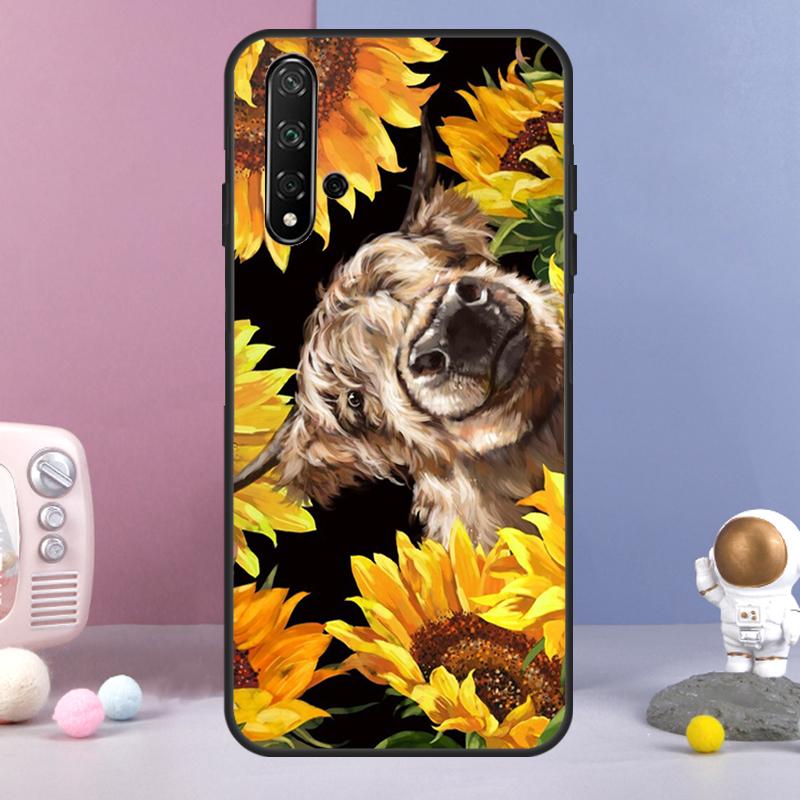 

Cute Highland Cow For Huawei Nova 9 10 SE 3i 7i 8i 11i 12i Y60 Y61 Y70 Y72 Y73 Y90 Y91 P20 P30 P40 Lite Case Huawei Nova 9