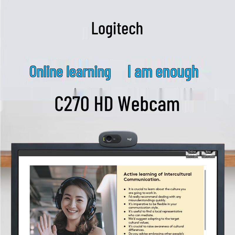 Logitech C270 720p HD Webcam
