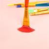 7Pcs Kids Paintbrush Palettes Smearing Tool Set, Toddler Watercolor Paint Brush and Flat Tip Craft Paint Brushes