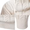 2025 Men's Plus Size Round Neck Jacquard Knit Sweater - Autumn/Winter Fashion