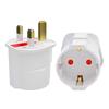 EU To UK Plug Adapter Travel Power Converter 2 Pin To 3 Pin UK Socket 250V 13A Fused Safe Charging for European Devices In Britain