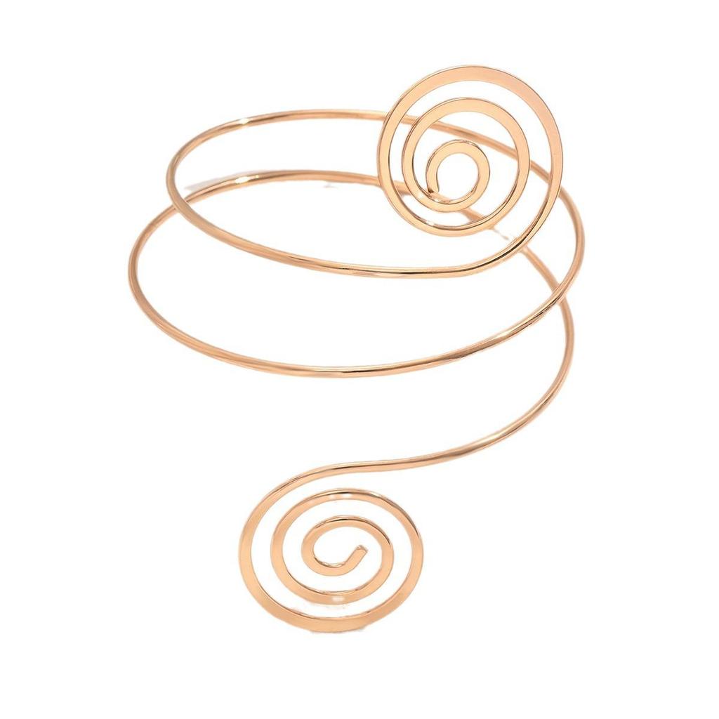 Stylowy Geometryczny Prążkowany Punkowy Hip Hopowy Owijany Mankiet na Ramię Akcesorium