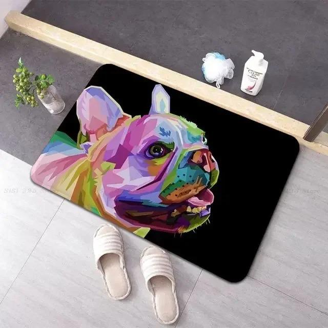 French Bulldog Pattern Door Mat Decoration Home Bathroom Mat