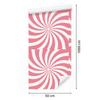 Hippie background wallpaper coral, white and powder pink 50x1000