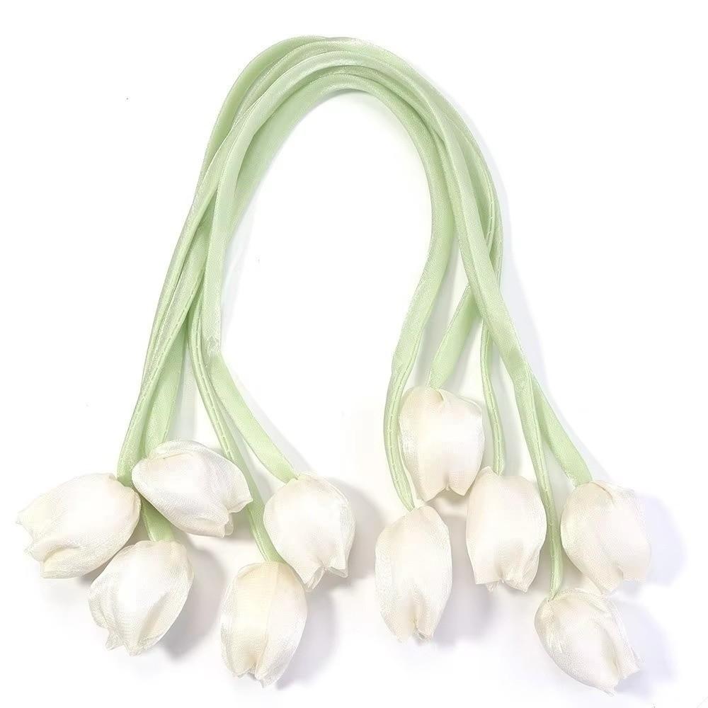 5Pcs Set Gift Wrapping DIY Baking Decoration Lace-up Hair Cord Accessories Tulip Curtain Straps