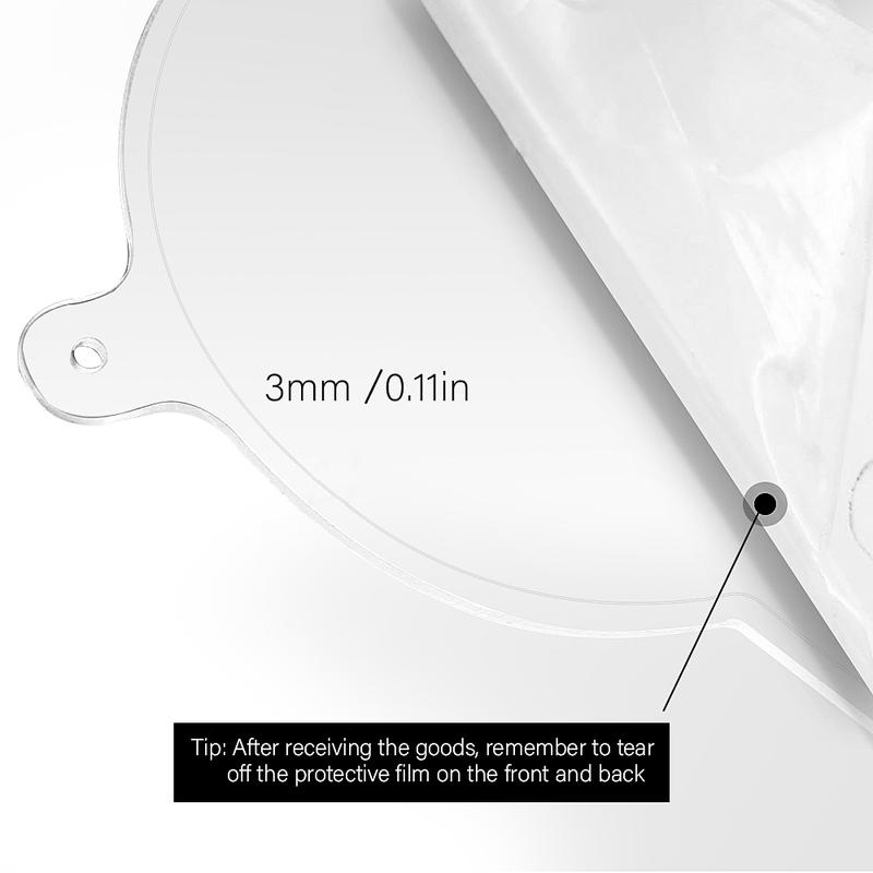 New Motorcycle Acrylic Headlight Protector Light Cover Protective Guard For BMW R1200GS R 1200GS R 1200 GS LC R1250GS 2013-2020