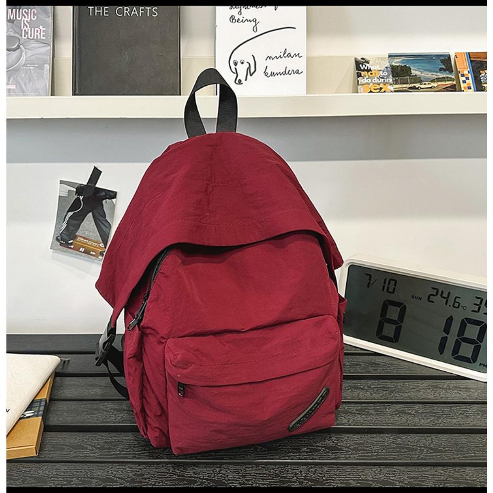 

Backpack for men and women outdoor leisure travel large-capacity backpack anti-splashing texture hiking versatile mountaineering bag large красный