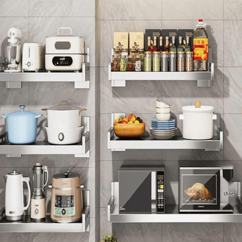 304 Stainless Steel Wall-Mounted Kitchen Spice Rack