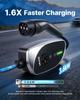 Mobile Wallbox, 3.6 kW 16A, Type 2 Portable EV Charger, Single Phase Electric Vehicle Car Charger with 6 M Charging Cable, Schuko16A Plug, LCD,