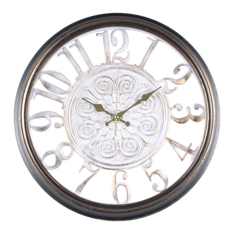 

Домашние настенные часы пластиковые креативные настенные часы настенное украшение настенные часы ретро гостиная настенные часы 43CM style 2