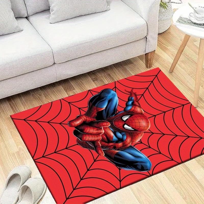 

1pc Spider-Man Pattern Area Rug Soft Flannel Floor Mat for Living Room,Office,Bedroom and Carpet,Sofa Coffee Table Floor Mat 60cm by 90cm