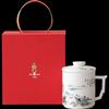 Chinese Landscape Ceramic Tea Set