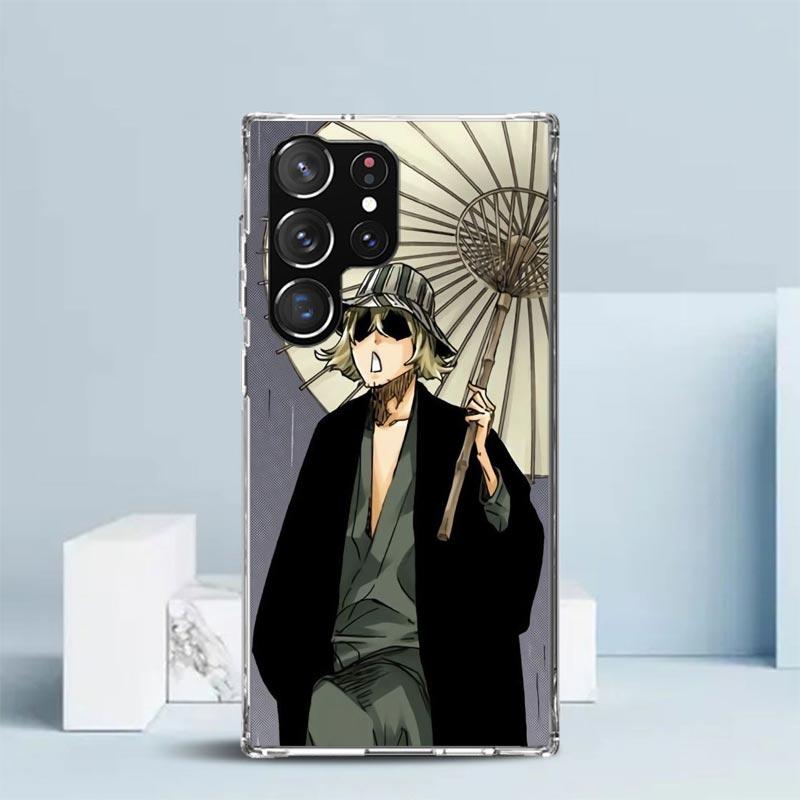 Bleach Kisuke Urahara Phone Case For Samsung Galaxy S24 S25 Edge S26 Ultra S22 S23 Plus S21 + S20 FE Soft TPU Back Cover Galaxy