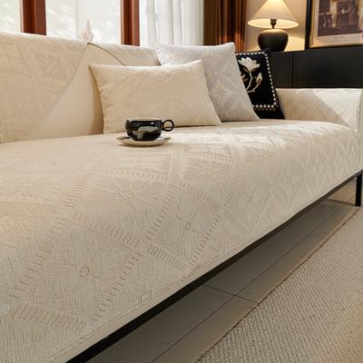 Premium Feeling Soffa Kudde Four Seasons Universal Enkel Modern Chenille Halkfri kudde Sofföverdrag Överdragsduk