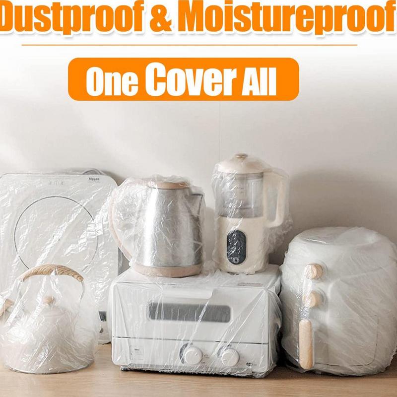 Disposable Dust Cover Household Appliances Extra Large Thickened Fan Rice Cooker Microwave Oven Universal Transparent Cover
