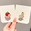 Year Cute Snake Brooch Metal Badge Cartoon Brooch Bags Clothing Accessories
