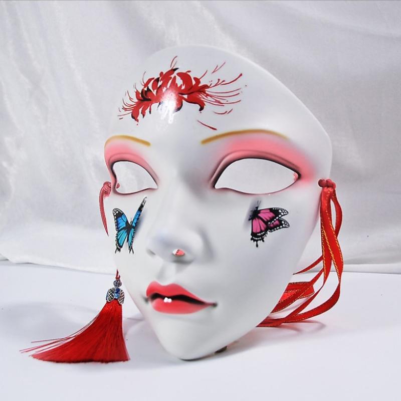 1Pcs Halloween Party Decoration Cosplay Journey To The West Spider Spirit Anime Mask Costume Role Play Masquerade Masks