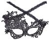 Women Black Lace Mask Carnival Masquerade Fancy Costume Party Ball Hollow Eye Mask