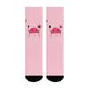 1 Pair  New Unisex Socks Adorable Pig Face Cartoon Prints Fun Design Casual Street Style Fashion Long Stocking