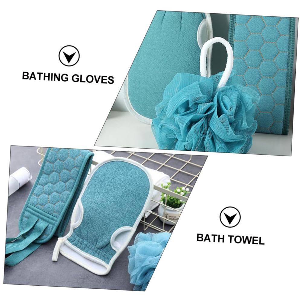 Exfoliating towel, back and body scrub, removes dry dead skin cells, removes dead skin, reusable