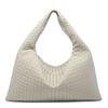 Cross-border woven bags for women's autumn and winter new matte woven bags, shoulder underarm bags, large-capacity tote bags, factory wholesale