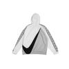 Nike Großes Logo auf der Rückseite, Kapuzenjacke mit halbem Reißverschluss, Herrenjacken, Weiß, CD0420-100