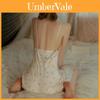 Silk Satin Sleeveless Nightdress With Vneck For Women Home Sleepwear