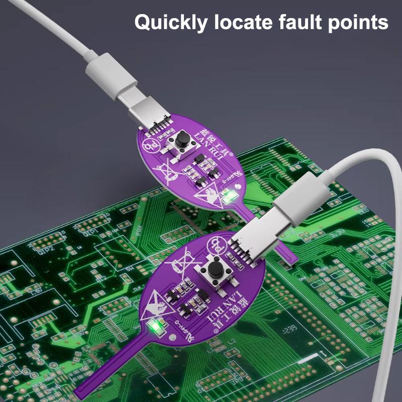 

Portable Inductor Detector Tool Motherboard Tester For Phone Motherboard Repair Electromagnetic Induction Quick Fault Check 1pc