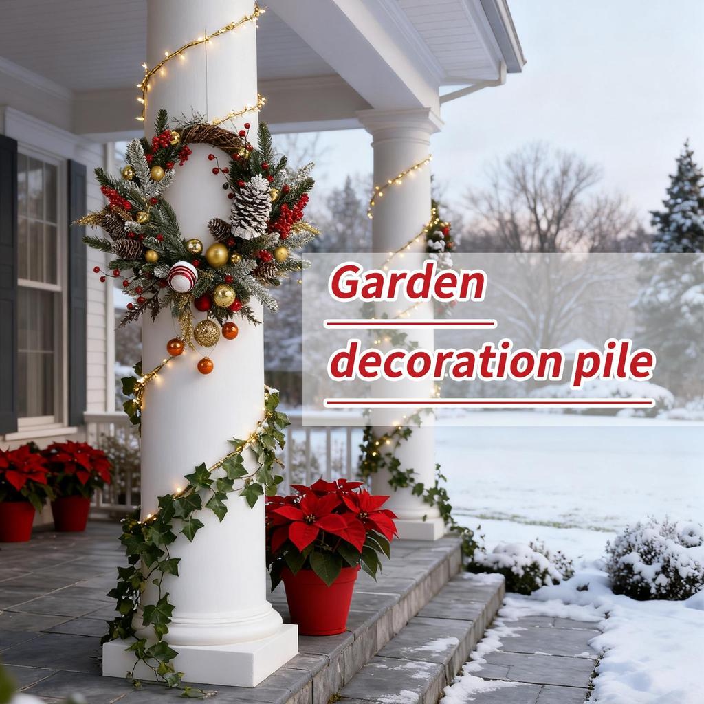 Christmas Wreath Wall Garland Decor Christmas Winter Wreaths For Indoor For Indoor Outdoor Wall Window Porch Garage House