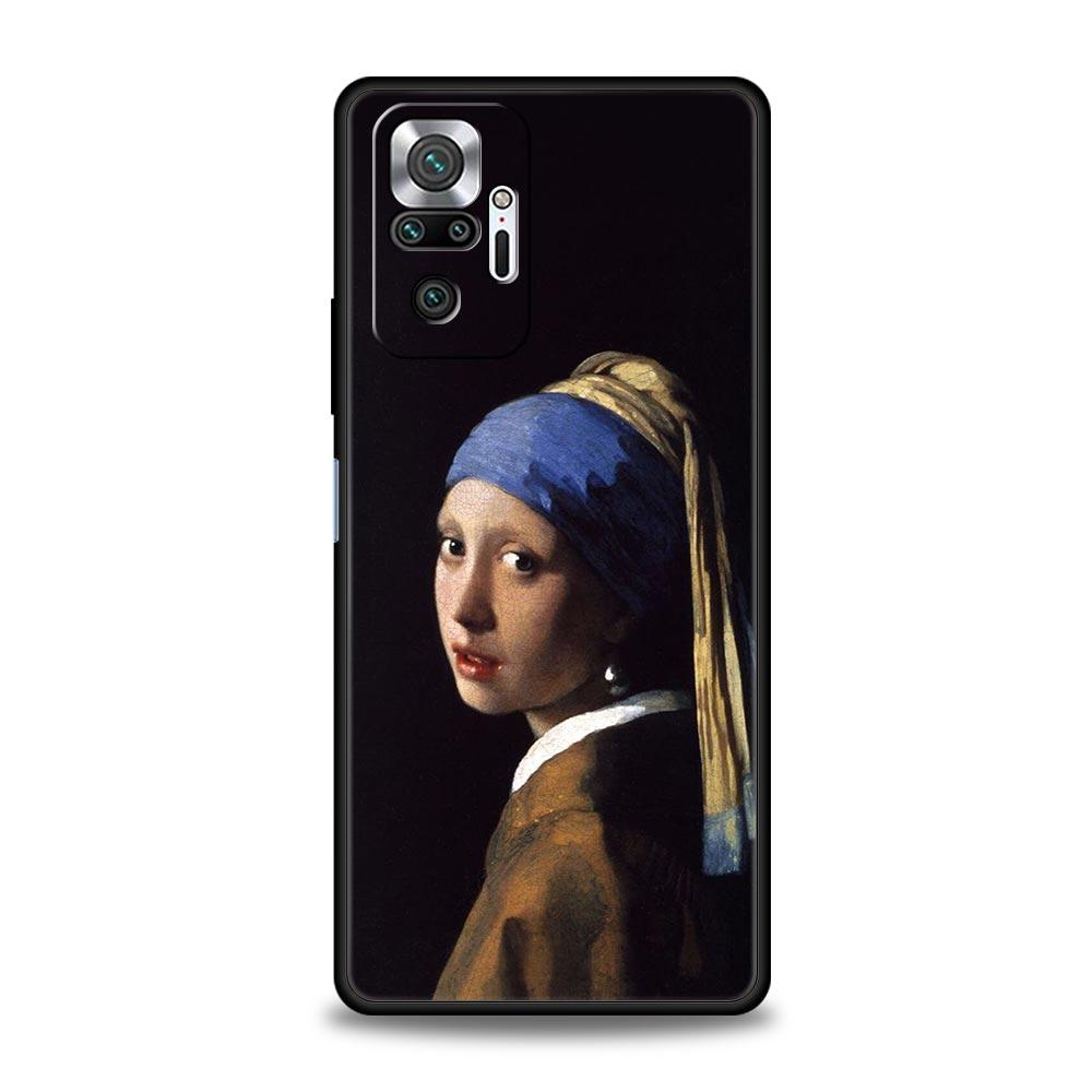 Renaissance Art Painting Phone Case For Xiaomi Redmi Note 14 13 5G 10 11 12 Pro Plus 4G 14C 13C 12C 10C Black Cover