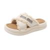 Slippers Girl 2025 New Summer Wear Fashion Niche Super Fire Cool Slippers Thick Bottom Fairy Style Beautiful with Skirt