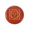 20mm Seven-Color Chakra Gemstone Agate Discs for Creative Decoration
