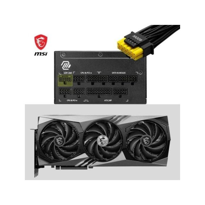 Fuente De Alimentacion MSI 1000W 80 Plus Gold MAG A1000GL Modular ATX 3.1 PCIe 5.0